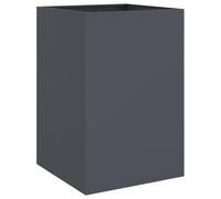 vidaXL Bac à plantes Anthracite 52x48x75 cm Acier