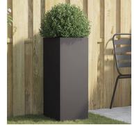vidaXL Jardinière surélevée 32x29x75 cm Acier Noir