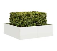 VIDAXL Jardinière blanc 100x100x30 cm