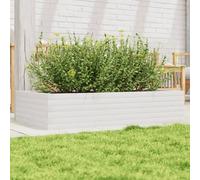 VidaXL Jardinière blanc 110x60x23 cm