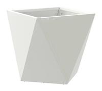 Vidaxl Jardinière Blanc 30 X 30 X 30 Cm Acier