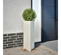 vidaXL Jardinière - Acier Blanc