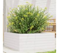 vidaXL Jardinière Blanco 60x60 cm
