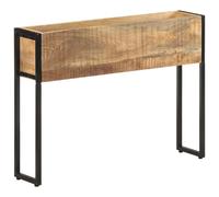 vidaXL Bac à plantes 90x20x68 cm Bois de manguier rugueux