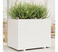 vidaXL Jardinière bois massif de pin blanc