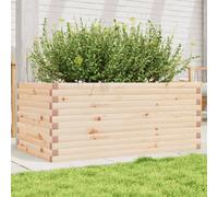 VIDAXL Jardinière bois massif - Pin 110 cm