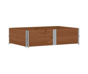 vidaXL Jardinière brune 150x100 cm pin massif
