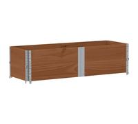 vidaXL Jardinière brune 150x50 cm pin massif
