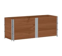 vidaXL Jardinière brune 150x50 cm pin massif