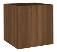 vidaXL Jardinière Chêne Marron 40x40x40 cm Bois d'ingénierie