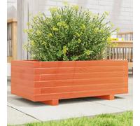 vidaXL Jardinière cire bois de pin