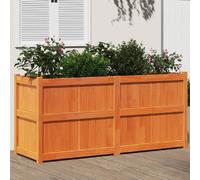 vidaXL Jardinière cire marron 150 cm - Pin massif