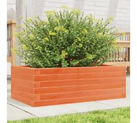 vidaXL Jardinière cire marron 70 cm - Pin massif