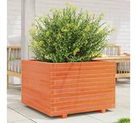 vidaXL Jardinière cire marron 70x70x49,5 cm