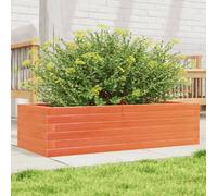 VIDAXL Jardinière cire marron - 90x40x23 cm bois de pin