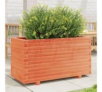 vidaXL Bac à plantes 847375 en pin massif brun cireux 90x40x49,5 cm