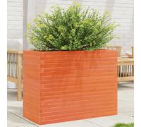vidaXL Jardinière Cire Marron 90x40x68.5 cm