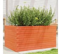 vidaXL Jardinière cire marron - 90x60x45,5 cm