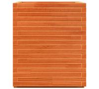 VidaXL Jardinière cire marron Pin massif