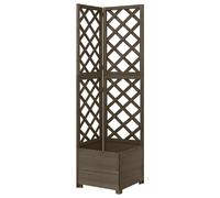 vidaXL Jardinière d'Angle en Treillis