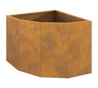 Vidaxl Jardinière D'angle Rouillé 45 X 45 X 35 Cm