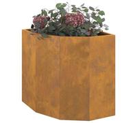 Vidaxl Jardinière D'angle Rouillé 45 X 45 X 50 Cm