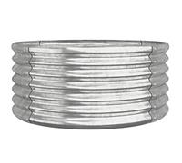 vidaXL Jardinière de Jardin Acier galvanisé 80x80x36 cm Argenté
