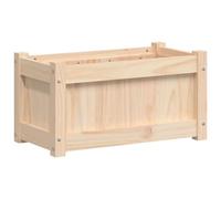 vidaXL Jardinière d'extérieur Lit surélevé 60x31x31 cm Bois de pin massif Beige G