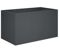 vidaXL Jardinière d'extérieur, anthracite, 100 x 50 x 50 cm