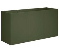 vidaXL Jardinière d'extérieur, vert olive, 120 x 40 x 60 cm