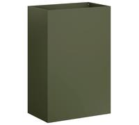 vidaXL Jardinière d'extérieur, vert olive, 50 x 30 x 75 cm, acier laminé à froid