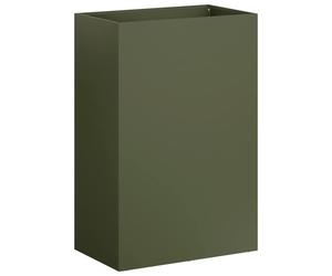 vidaXL Jardinière d'extérieur, vert olive, 50 x 30 x 75 cm, acier laminé à froid