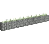 vidaXL Gabion haut-plateau en acier galvanisé 450×30×60 cm