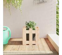 vidaXL Jardinière en pin massif - 30x30x30 cm