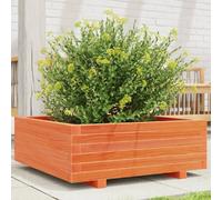 vidaXL Jardinière en pin massif - Marron cire