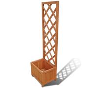 vidaXL Jardinière avec support pour plantes grimpantes 40 x 30 x 135 cm