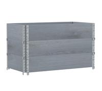 vidaXL Jardinière Gris 100x50 cm Pin massif