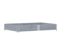 vidaXL Jardinière Gris 150x100 cm Pin massif