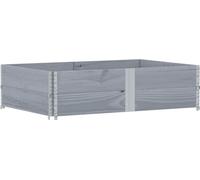 vidaXL Jardinière 150x100 - Gris