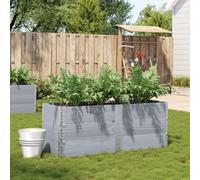 Vidaxl Jardinière Gris 150x50 Cm Bois Massif De Pin