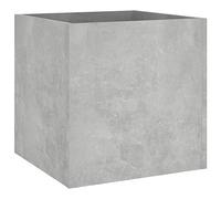 Vidaxl Jardinière Gris Béton 40x40x40 Cm Bois D'ingénierie