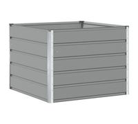 Vidaxl Jardinière Gris Clair 100 X 100 X 75 Cm Acier
