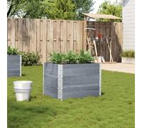 vidaXL Jardinière gris en bois de pin