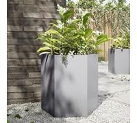 vidaXL Jardinière hexagone 46x40x45 cm Acier galvanisé