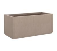 vidaXL Jardinière Bac à plantes 80x36x35 cm PP, brun clair