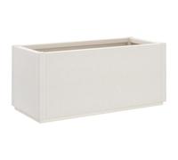 vidaXL Bac à plantes 80x36x35 cm PP blanc