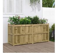 vidaXL Bac à plantes 150x50x70 cm Bois de pin imprégné