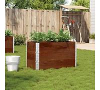 Vidaxl Jardinière Marron 100x50 Cm Bois Massif De Pin