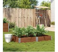 vidaXL Jardinière brune 150x100 cm pin massif