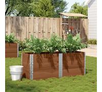 Vidaxl Jardinière Marron 150x50 Cm Bois Massif De Pin